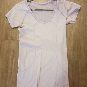 Purple lulu lemon scoop neck tshirt